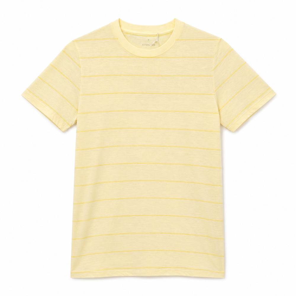 Everlane Tshirt Womens Size Small Yellow Short Sleeve Organic Cotton Casual NWT